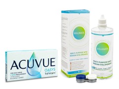 Acuvue Oasys with Transitions (6 Linsen) + Solunate Multi-Purpose 400 ml mit Behälter
