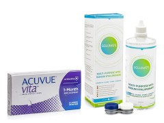 Acuvue Vita (6 Linsen) + Solunate Multi-Purpose 400 ml mit Behälter