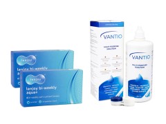 Lenjoy Bi-weekly Aqua+ (12 Linsen) + Vantio Multi-Purpose 360 ml mit Behälter