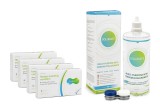 Lenjoy Monthly Comfort (12 Linsen) + Solunate Multi-Purpose 400 ml mit Behälter 27816