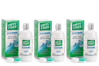 OPTI-FREE PureMoist 3 x 300 ml mit Behälter