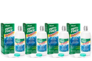 OPTI-FREE RepleniSH 4 x 300 ml mit Behälter