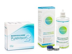 PureVision 2 (6 Linsen) + Solunate Multi-Purpose 400 ml mit Behälter